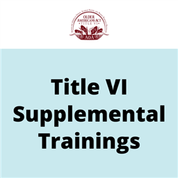 Title VI Supplemental Trainings